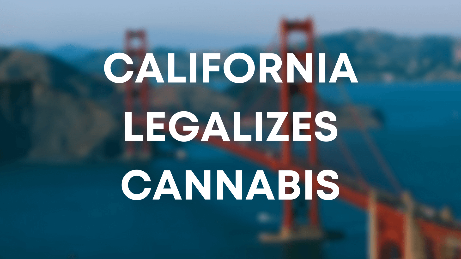 legal weed in california