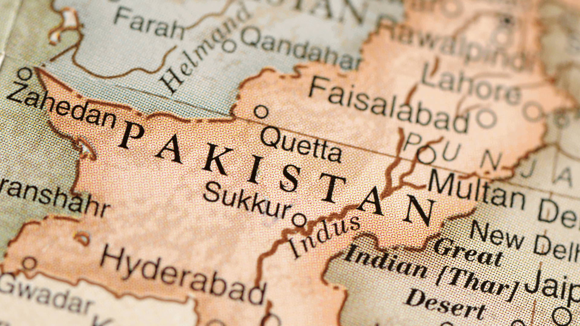 location of pakistan