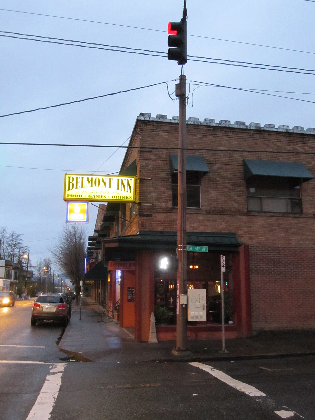 Belmont Street commercial district in Southeast Portland
