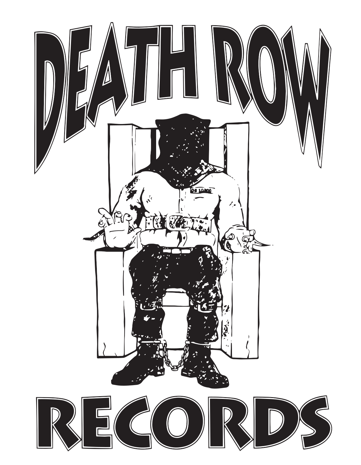 Death Row Records logo, the brand identity Snoop Dogg used to launch Death Row Cannabis on April 20, 2023 after acquiring the label in February 2022