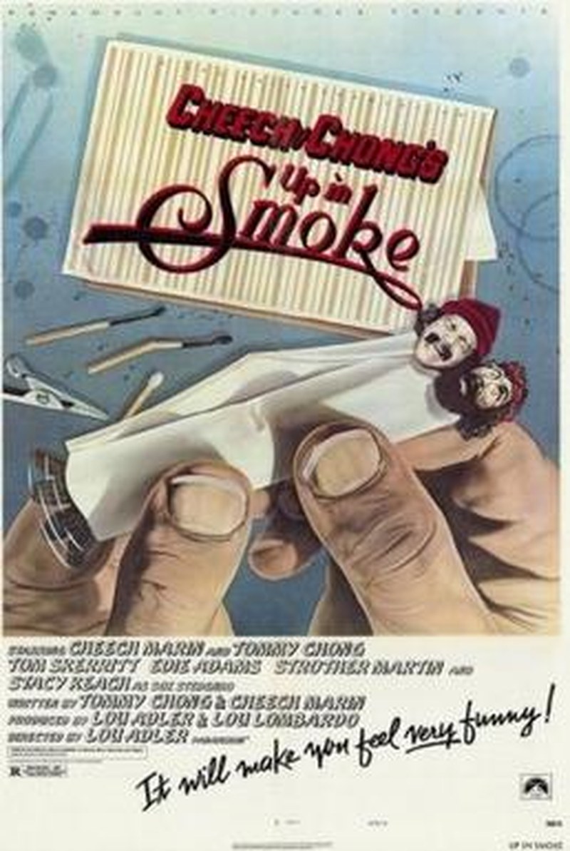 Original theatrical poster for Up in Smoke (1978)